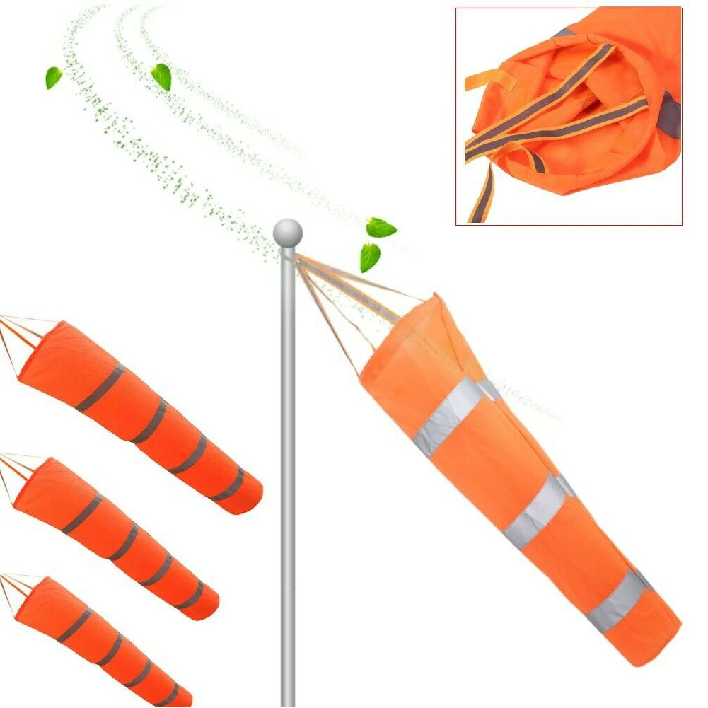 

Flag For Airport Windsock Garden Reflective Belts Lawn Outdoor Use Aviation Bag Measurement Wind Direction Rip-stop Random Color