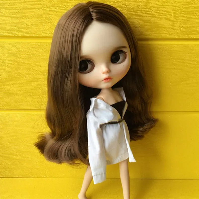 Рубашка Blyth с длинным рукавом Azone белое пальто одежда Pullip (подходит для шарнирной