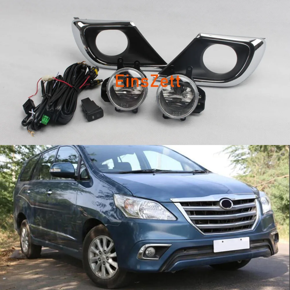 1 комплект Противотуманные фары Дневные Фары Светильник в сборе для Toyota KIJANG Innova