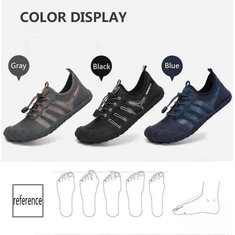 

Aqua Shoes Trekking Breathable Quick Dry Jogging Sneakers Climbing Hiking Water Shoes Upstream Elastic Man Woman Lightweight