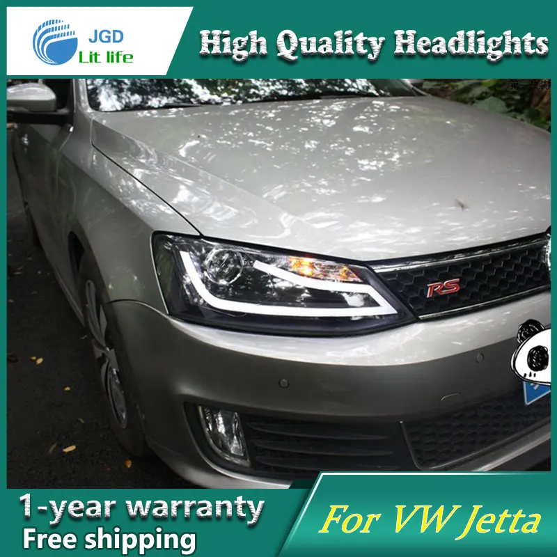 Светодиодная фара для VW Volkswagen Jetta 2012 2013 LED фары сигнал светодиодный drl hid