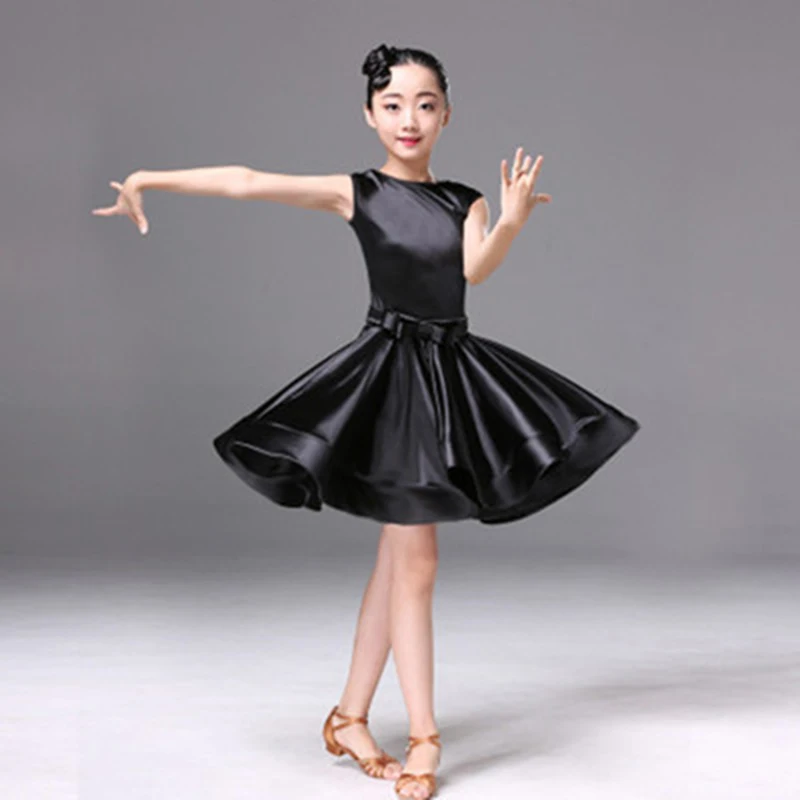 Профессиональное детское платье для латинских танцев девочек подростковое