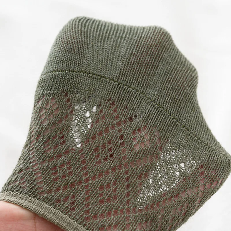 носки женские хлопковые 5 пар силиконовые противоскользяще в сетку невидимки