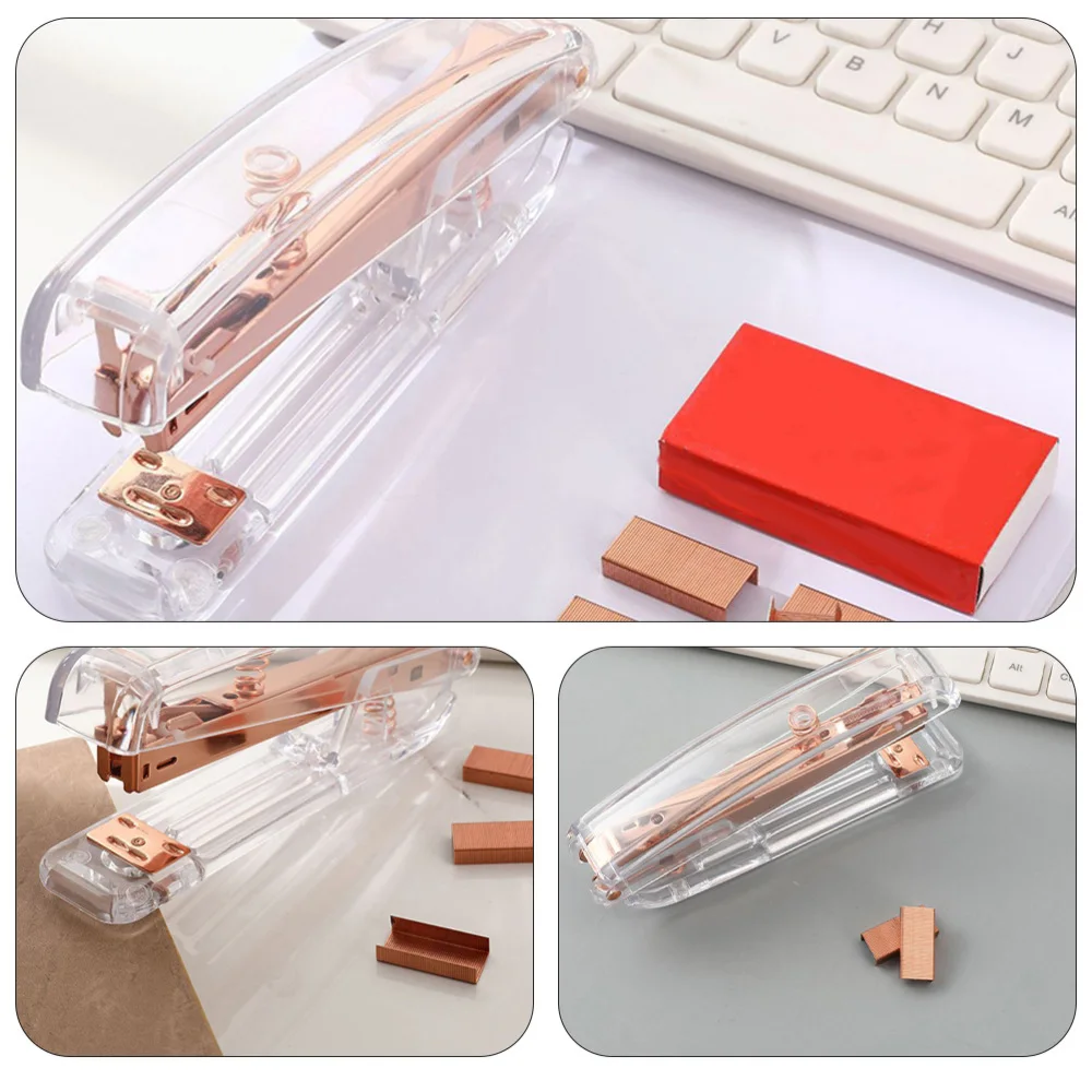 

1Pc Office Stapler Student Stationery Book Stapling Tool Portable Stapler