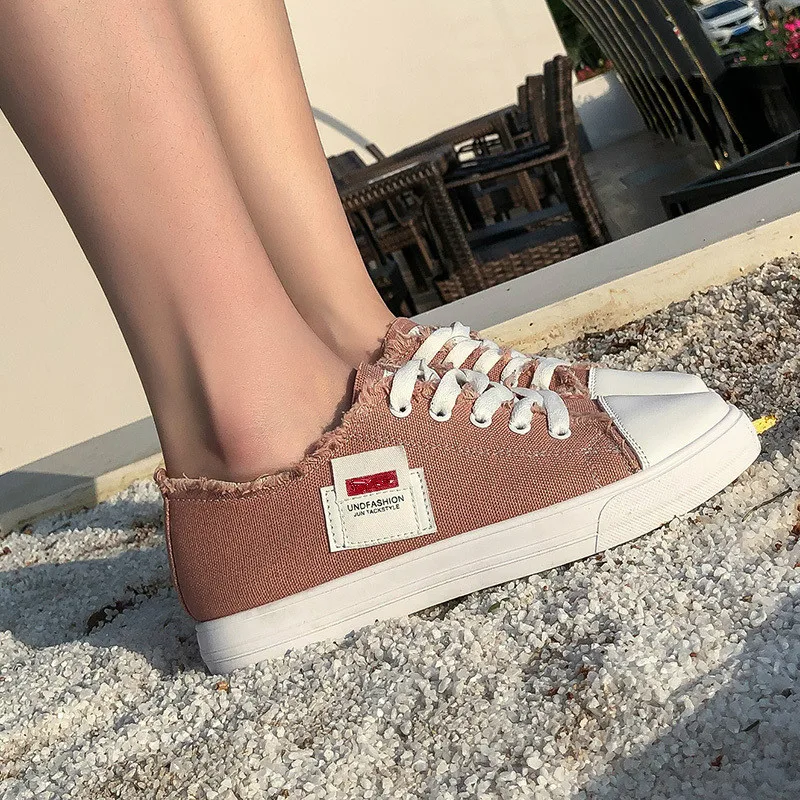Осень-зима 2020 Новые Белые Повседневные кроссовки на плоской подошве Женская