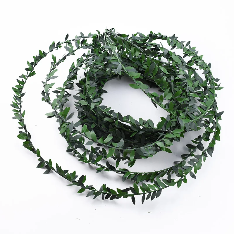 

2/5/10 Meters Wedding Decorative flowers wreaths christmas decorations for home Leaf vine floristics scrapbook artificial plants