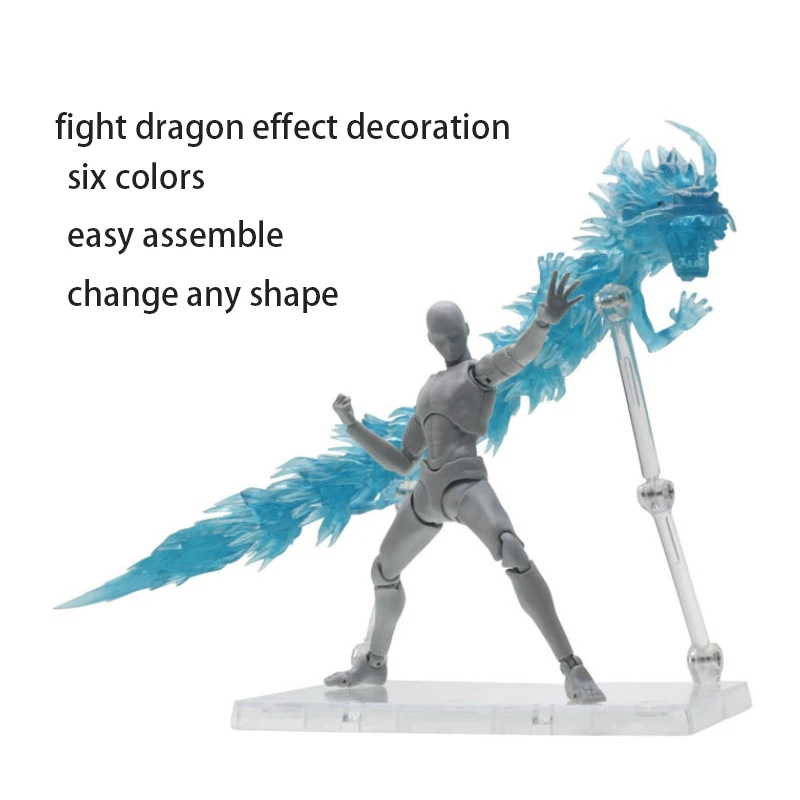 

324 store Dragon Effect Decoration 6 colors fairy dragon model With Bracket For Gundam Model& figure model