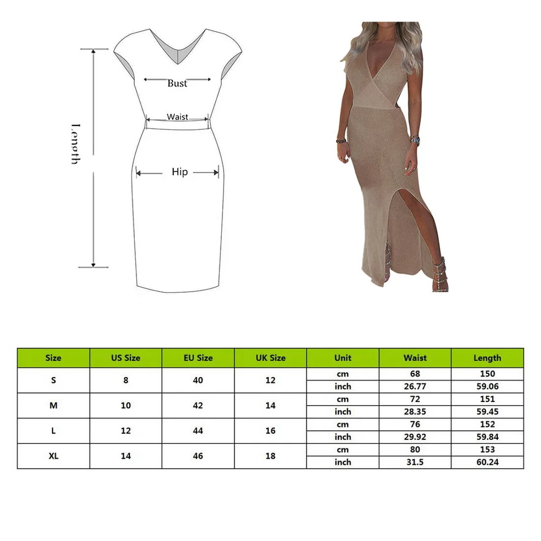 

Crochet Beach Maxi Dress for Women See Through Sexy Plunge Backless Bandage Sleeveless Lacing Split Long Dresses