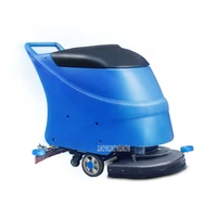 hand push floor scrubber automatic floor sweeping cleaning machine rechargeable sweeper cleaner for supermarket hotel factory