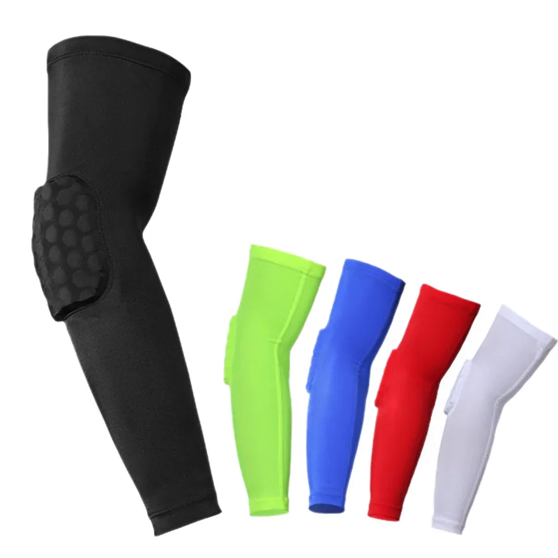 Дышащие спортивные защита для локтей Неломающийся Баскетбол Налокотники