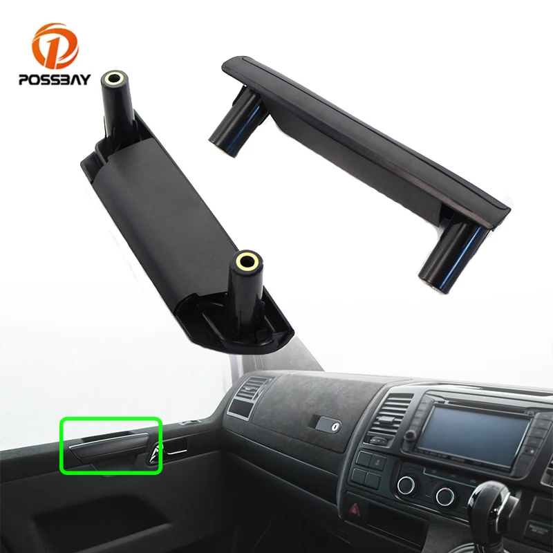 

2Pcs Car Interior Door Handle Mount Armrests Auto Accessories for VW Transporter T5 2010 2011 2012 2013 2014 2015 Pre-Facelift