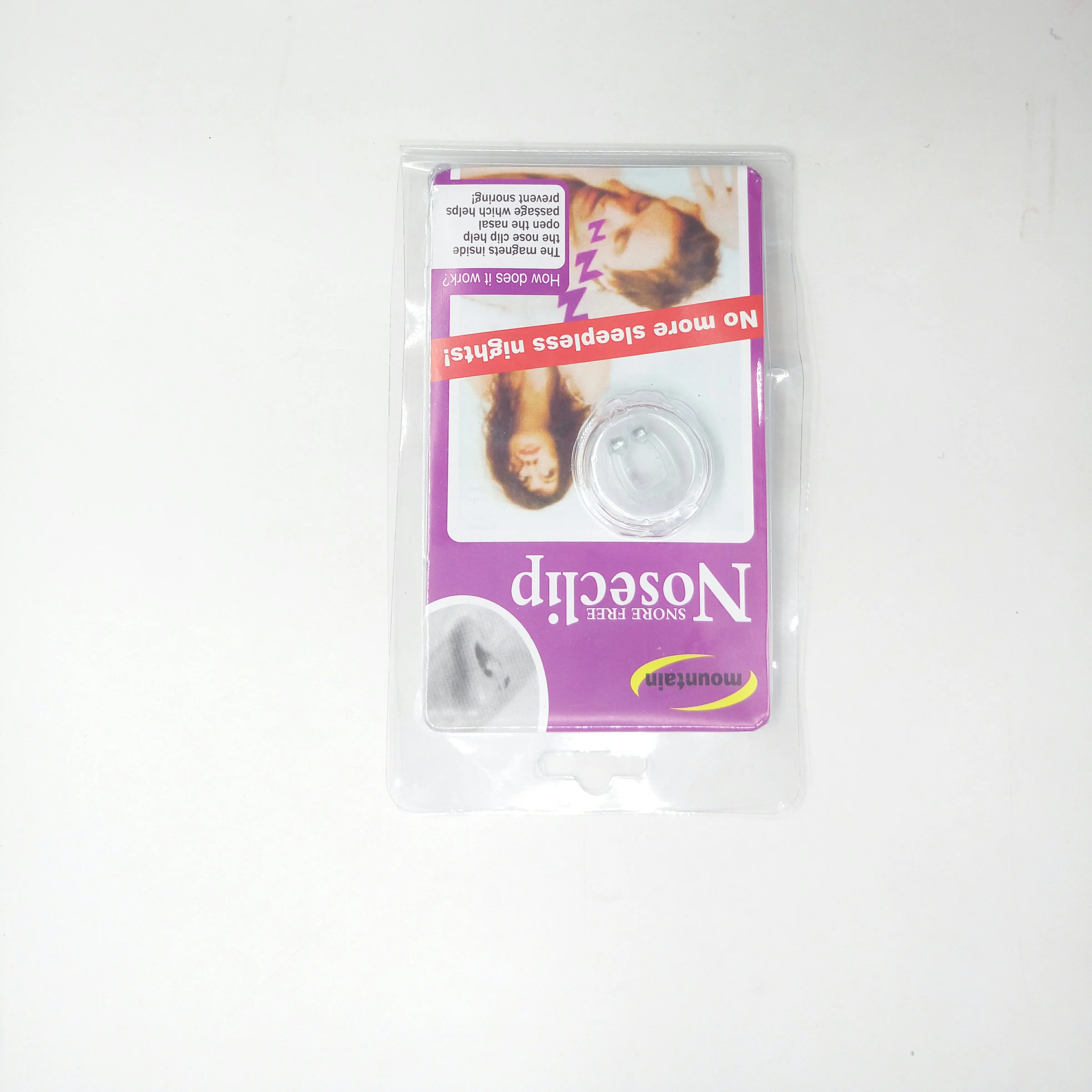 Мини устройство для предотвращения храпа магнитное силиконовый зажим носа с