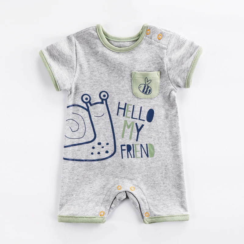 Боди с коротким рукавом и открытым подолом для мальчиков 0-3 |