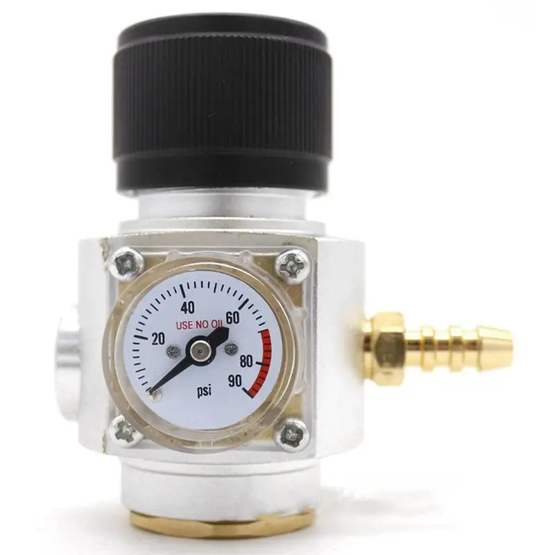 

CO2 Mini Gas Regulator With Pressure Gauge CO2 Keg Charger Kit 0-90 PSI For European Soda Stream Homebrew