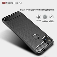 phone case for google pixel 2 3 3a 4 4a 5 5a 6 xl 5g pro business shockproof soft silicone ultra thin carbon fiber back cover