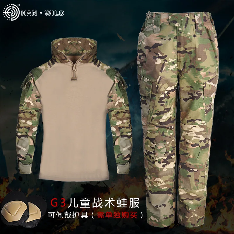 Упражнения спецназ детская одежда армии Военная разведка форма для детей