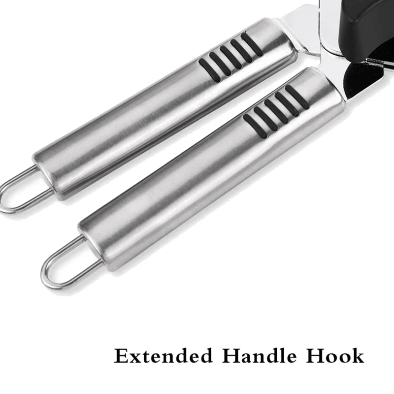 

Tin Openers Can Openers Manual,Stainless Steel Tin Openers That Easy to Turn with Safe Good Opener for Kitchen