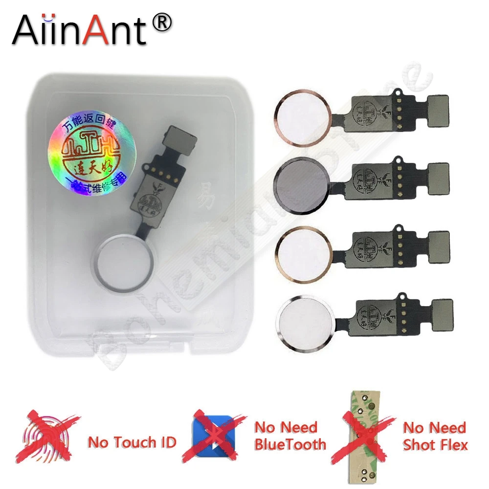 Новый обновленный универсальный кабель для iPhone 7 Plus 8 шлейф задней кнопки Home