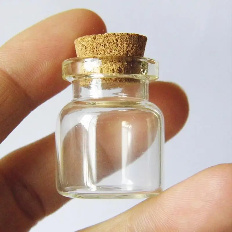 5 шт./компл. пробковая маленькая стеклянная бутылка мини-украшение сделай сам для