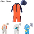 Купальник детский, для мальчиков, с длинным рукавом, с защитой от УФ-лучей