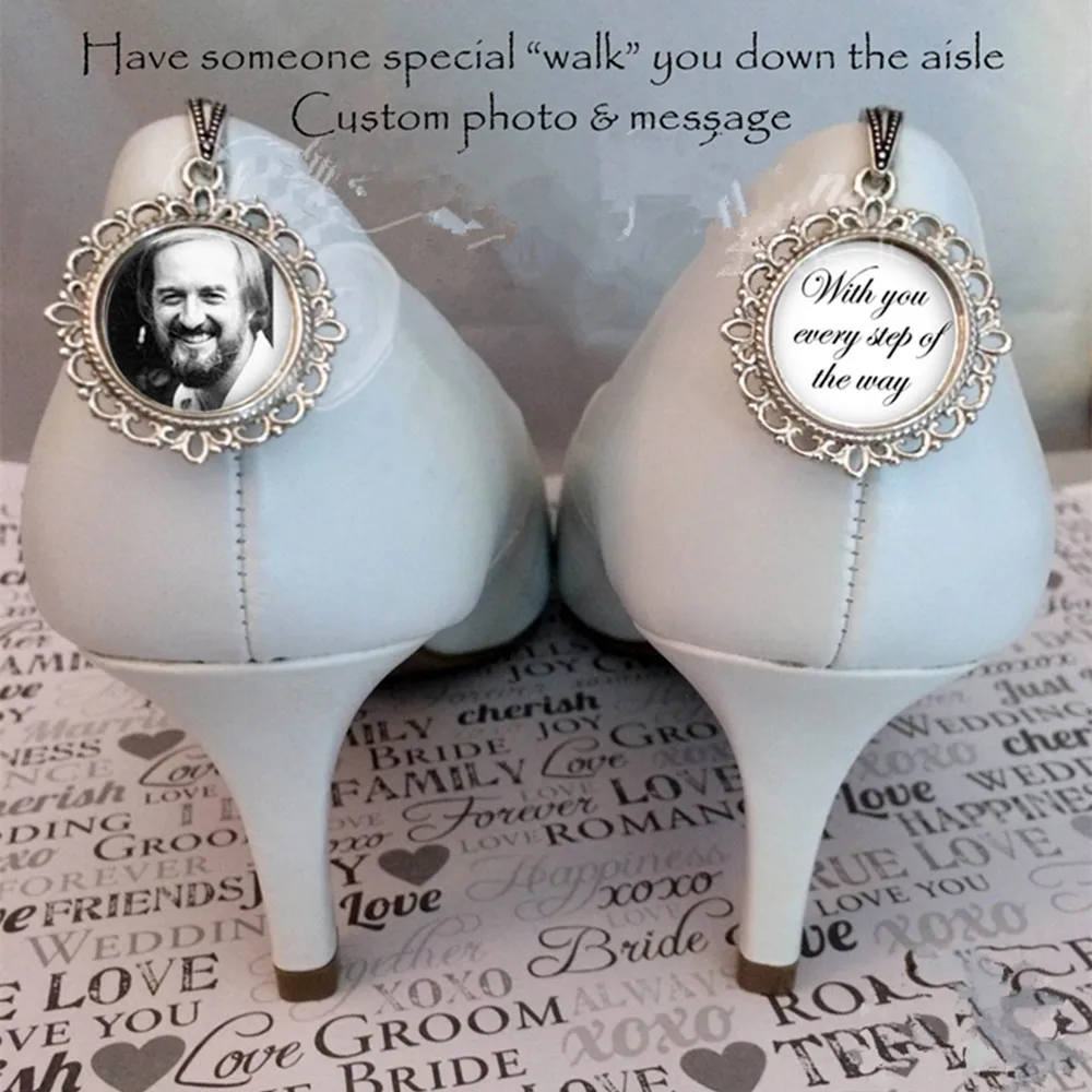 Свадебные туфли под заказ с фотографией комплект из 2 очаровательных свадебных