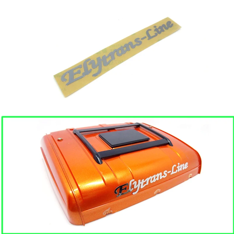 

Металлическая Наклейка на крышу автомобиля, высокая крыша, фронтальное искусство, слова для 1/14 Tamiya RC, грузовик, прицеп, самосвал Scania 470 620 730, д...