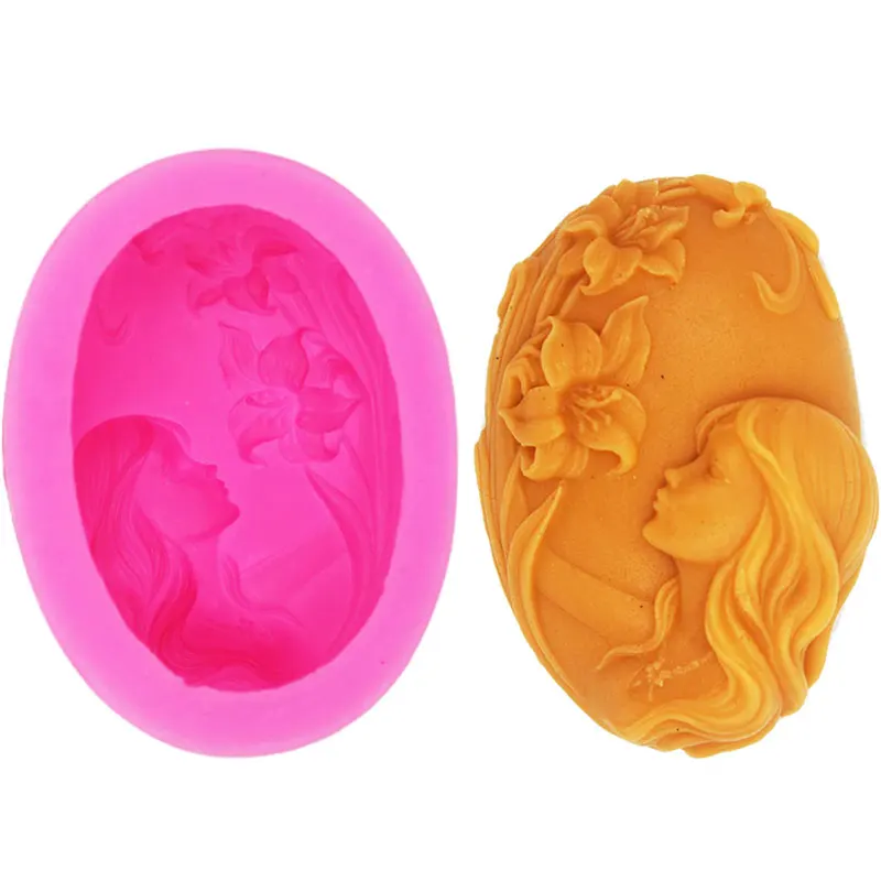 

Flower Faerie Mould Craft Art Silicone Soap Mold Craft Molds DIY Handmade soap molds Mould for Soap making