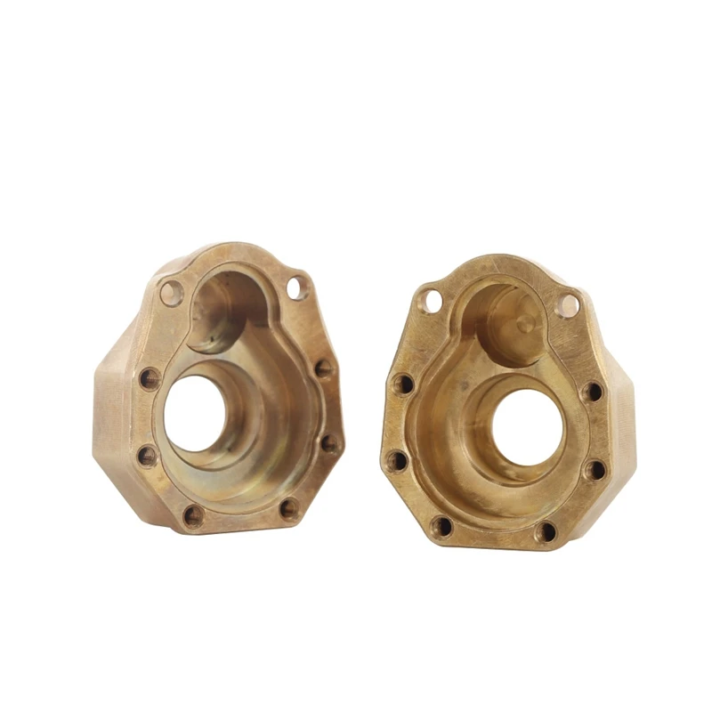 

4 Pcs Heavy Duty Brass Steering Knuckle Portal Cover Counterweight for 1/10 RC Crawler Traxxas TRX4 TRX-4