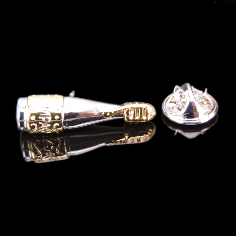 Высококачественная брошь в виде винной бутылки новая брендовая бижутерия