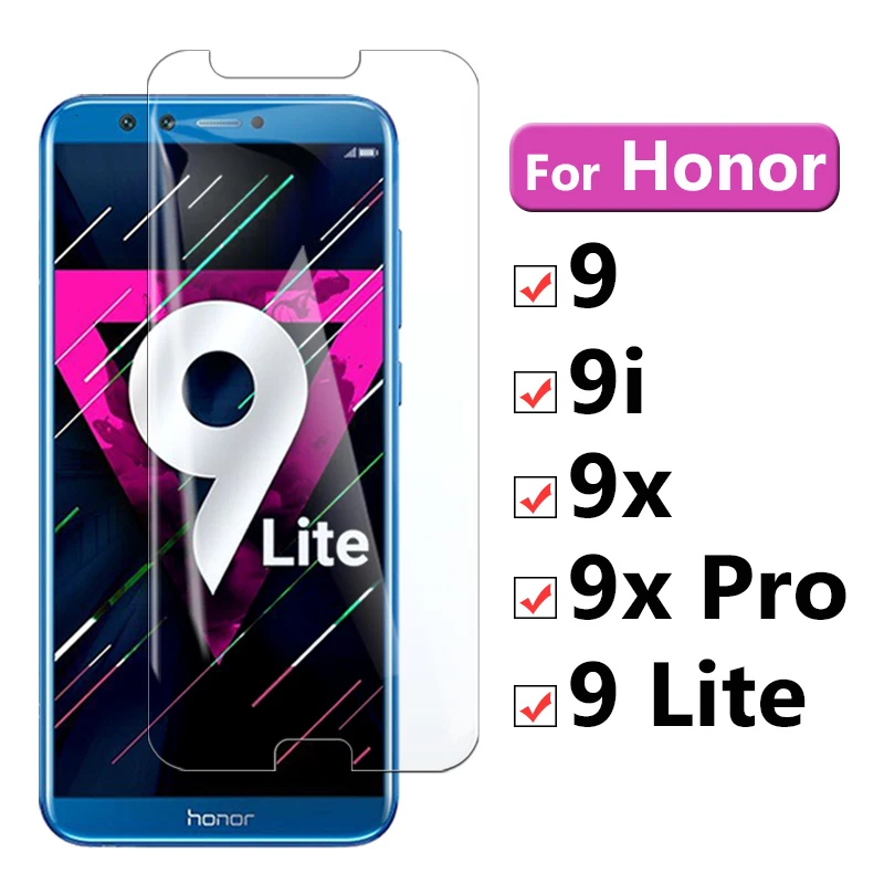 Защитное стекло для Huawei Honor 9 Lite 9x протектор экрана Huwei Honer v 9i i9 x9 x pro Light Lit 9xpro
