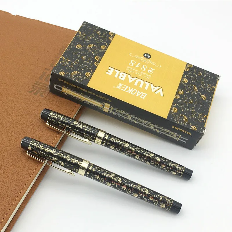 Роскошные Канцтовары Caneta пластиковая гелевая ручка с красивым Тиснением 0 5 мм