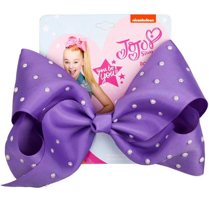 Заколка для волос с бантом и принтом 8 дюймов| |