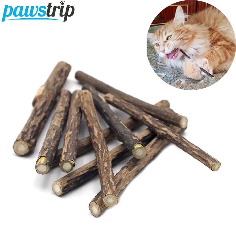 10 шт./лот чистый натуральный Котенок Pet кошка закуски Щупы для мангала