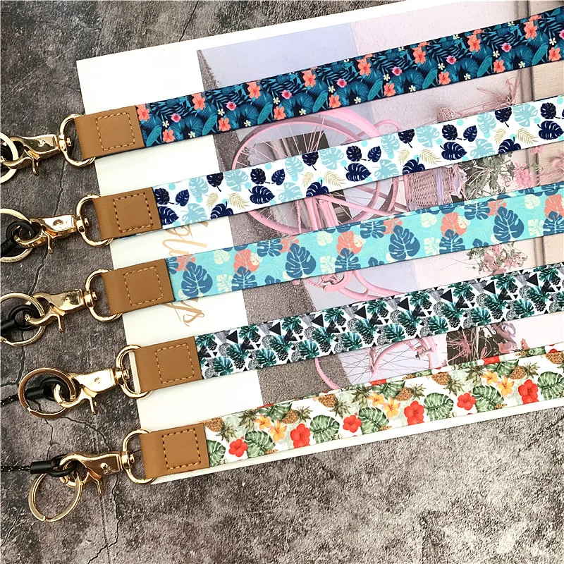 

10Pcs Neck Strap Lanyard for keys ID Card Gym Mobile Phone Straps USB badge holder DIY Neck Strap Hang Rope Lariat Lanyard