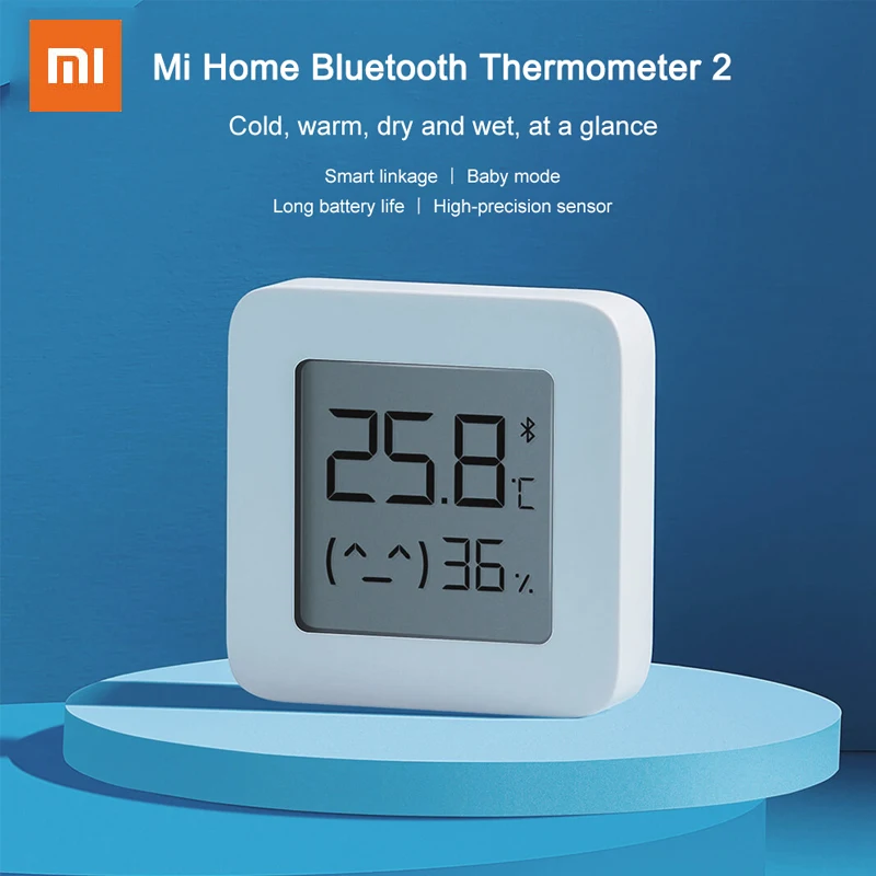 Xiaomi Mijia цифровой термометр с Bluetooth 2 беспроводной умный датчик температуры и
