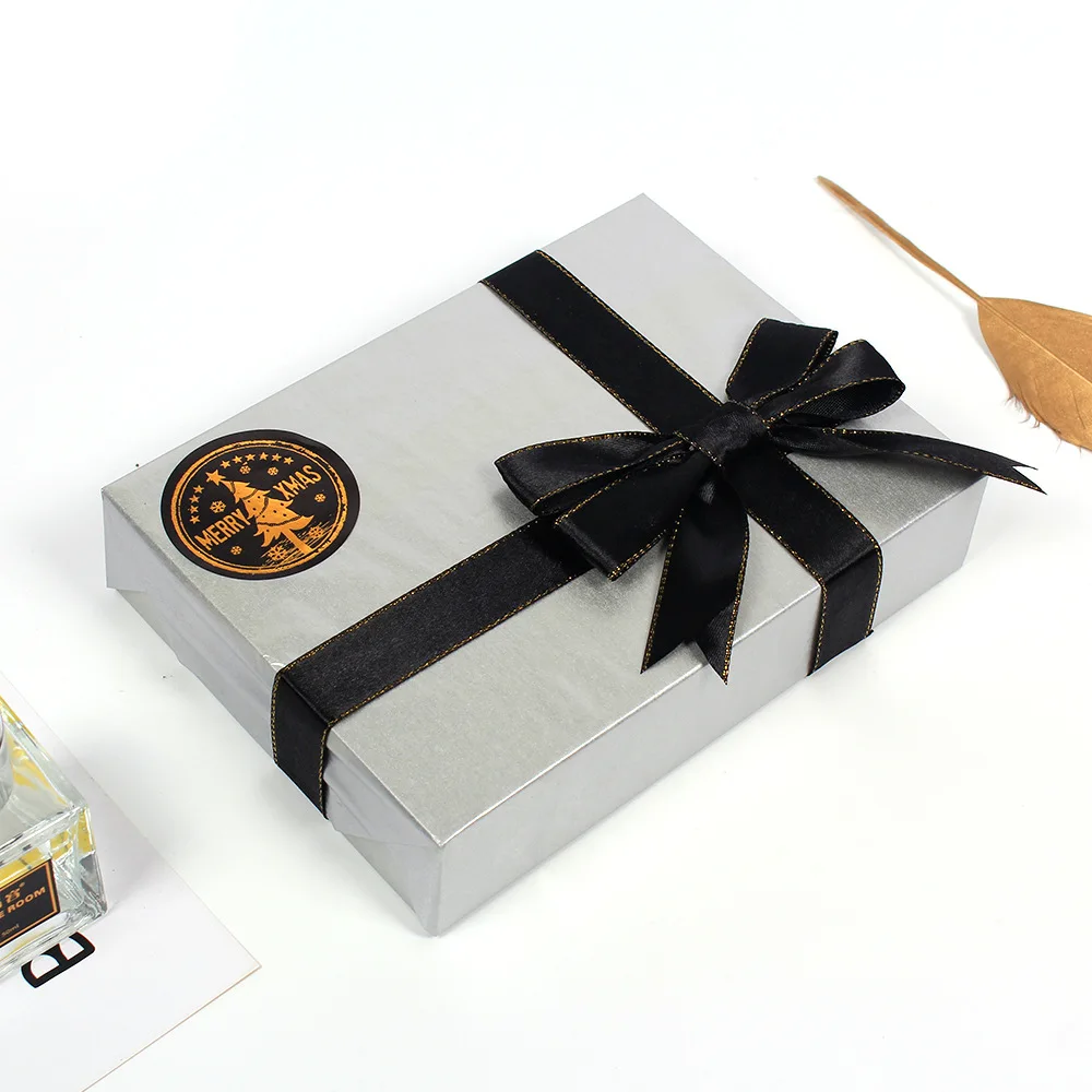 10 шт. Золотая бумажная папиросная Рождественская подарочная упаковка Серебряное