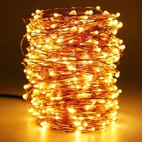 usb 5 20m 50 200leds led copper wire string fairy light waterproof indoor outdoor christmas festival decoration 1 4pack d30