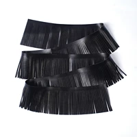 1pc double sided pu leather tassels diy bags jewelry costume accessories shoes clothing ornaments tassels
