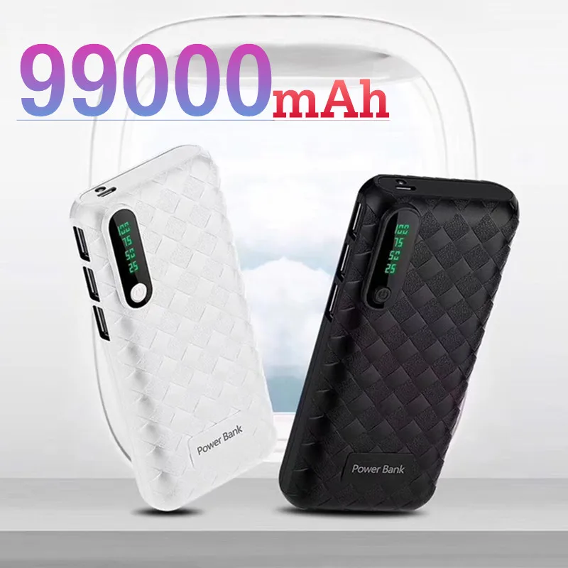Новинка 2020 портативное зарядное устройство 99000 мАч для Samsung Xiaomi mi внешний