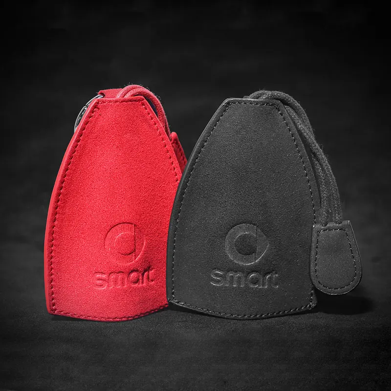 Автомобильный Стайлинг чехол для ключей пряжка кожаный кольцо с защитой от меха