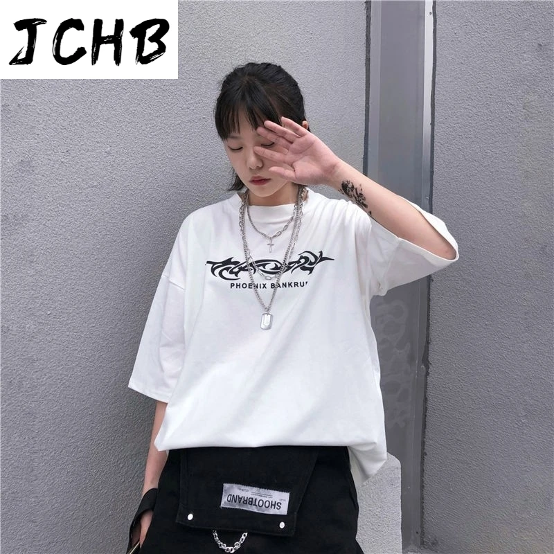 

2021 Short-sleeved Kawaii t Shirt Women's Ladies Homecoming Top Tshirt Social Hip-hop Vandal Clothes o Neck New February
