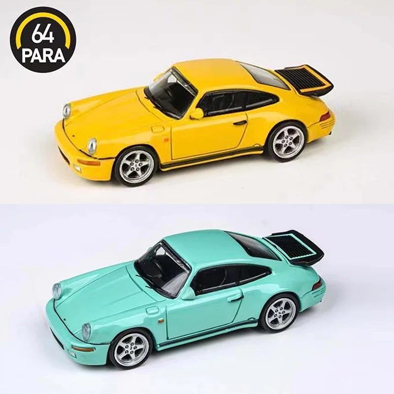 

Para 1:64 Model Car Porsche RUF CTR Yellow Bird Alloy Die-cast Vehicle Display Collection Gifts