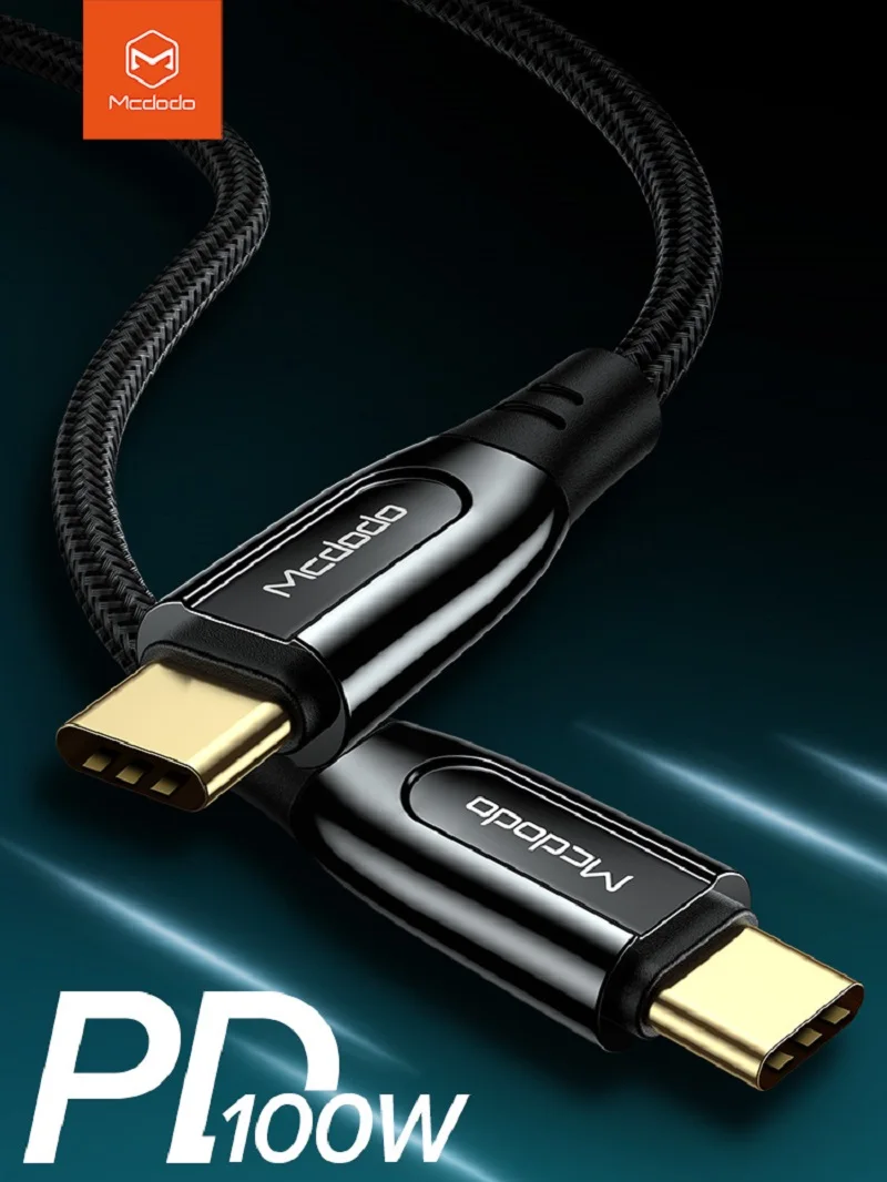 Кабель MCDODO PD 100 Вт с USB C на Type 5A шнур для быстрой зарядки и передачи данных Huawei P40