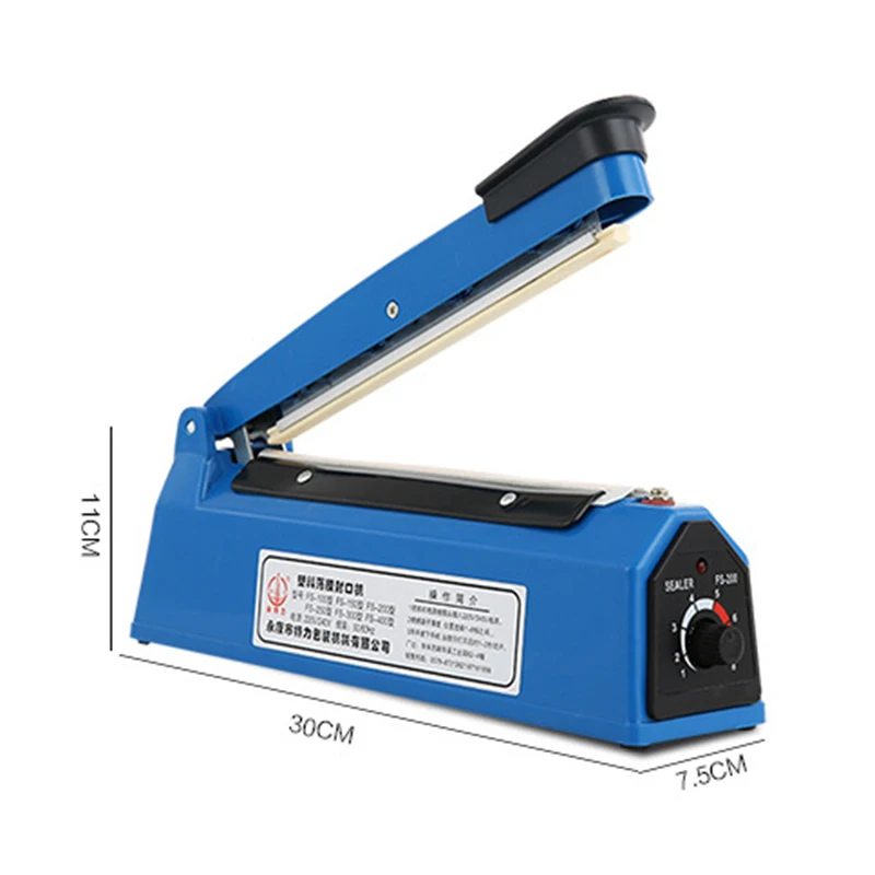 220 В 8 дюймов ИМПУЛЬСНЫЙ ГЕРМЕТИК термоуплотнительная машина для кухни вакуумный