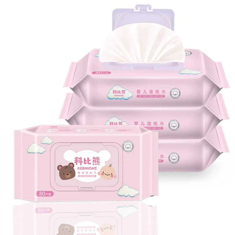Детские влажные салфетки 80 насосных детских одноразовых влажных салфеток для