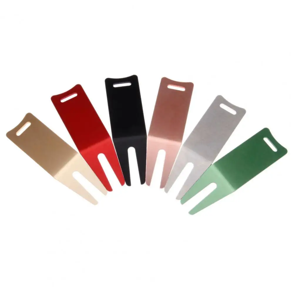

Portable Golf Divot Repair Tool Fork Ball Marker Pitch Cleaner for Outdoor
