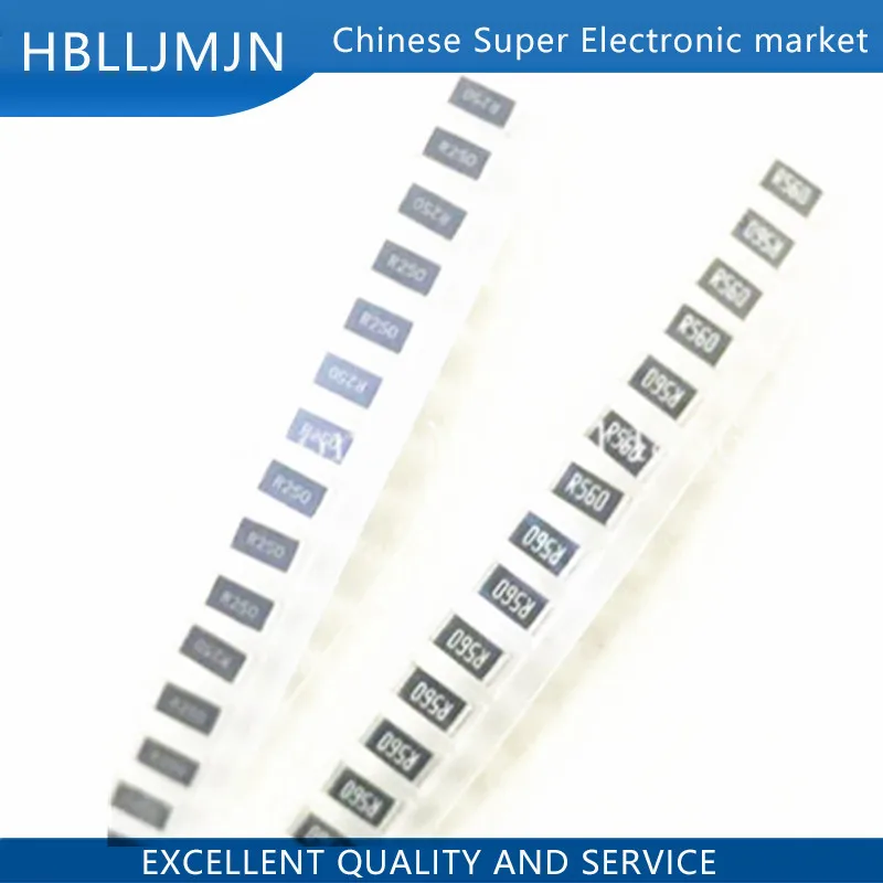 50 шт. SMD сопротивление 2010 5025 1% 0 1r 12r 13r 15r 16r 18r 2r 22r 24r 25r 1/2W 5 W | Электронные компоненты