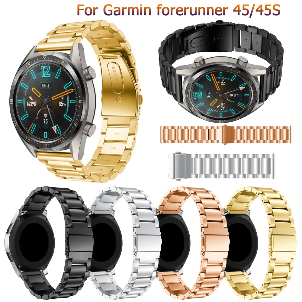 Металлический ремешок для Garmin forerunner 45/45S новый модный смарт браслет из