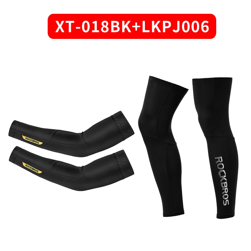 Set 6 ROCKBROS солнцезащитный крем с защитой от ультрафиолета, рукава для рук, ледяная шелковая ткань для велоспорта, баскетбола, волейбола, рукава для спорта, фитнеса, гетры для рук - Цвет: Set 6