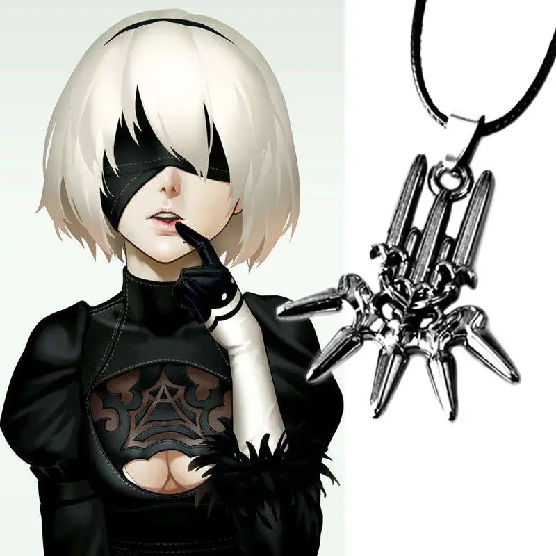 Игра NieR Automata YoRHa Шейная цепочка No.2 тип B 2B металлическая искусственная игрушка